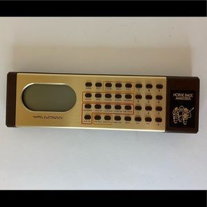 Mattel Electronic Horse Race Analyzer 1979 Vintage Tested-Works